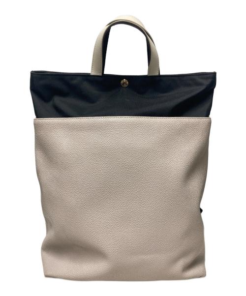 Breath TOPKAPI（ブレストプカピ）Breath TOPKAPI (ブレストプカピ) RIPPLE / 2WAYリュック ベージュ×ブラックの古着・服飾アイテム