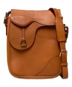 ITAGAKIイタガキ）の古着「レザーショルダーバッグ」｜ブラウン