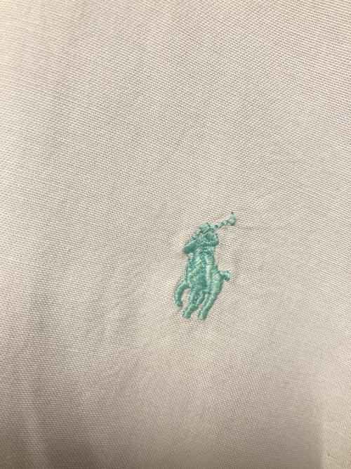 POLO RALPH LAUREN（ポロ・ラルフローレン）POLO RALPH LAUREN (ポロ・ラルフローレン) ワンポイント刺繍BDシャツワンピース スカイブルー サイズ:Lの古着・服飾アイテム