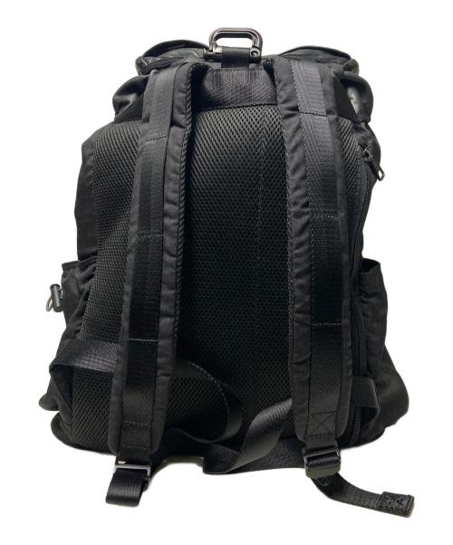 DIESEL（ディーゼル）DIESEL (ディーゼル) UTLT BACKPACK X / レザーナイロンバックパック ブラック サイズ:20Lの古着・服飾アイテム