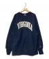 Champion REVERSE WEAVE（チャンピオン リバース ウィーブ）の古着「90s VIRGINIAクルーネックスウェット」｜ネイビー