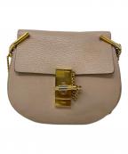 Chloeクロエ）の古着「チェーンショルダーバッグ」｜ピンクベージュ