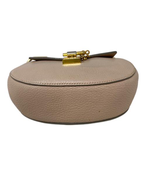 Chloe（クロエ）Chloe (クロエ) チェーンショルダーバッグ ピンクベージュの古着・服飾アイテム