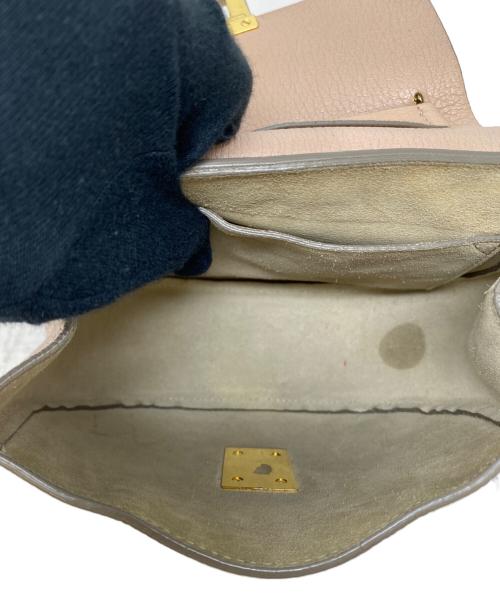 Chloe（クロエ）Chloe (クロエ) チェーンショルダーバッグ ピンクベージュの古着・服飾アイテム