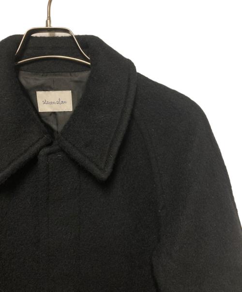 STEVEN ALAN（スティーブンアラン）STEVEN ALAN (スティーブンアラン) シャギーミドルコート ブラック サイズ:Mの古着・服飾アイテム