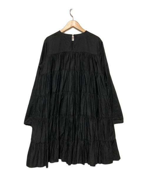 merlette（マーレット）merlette (マーレット) ティアードワンピース ブラック サイズ:XSの古着・服飾アイテム