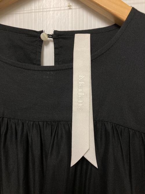 merlette（マーレット）merlette (マーレット) ティアードワンピース ブラック サイズ:XSの古着・服飾アイテム