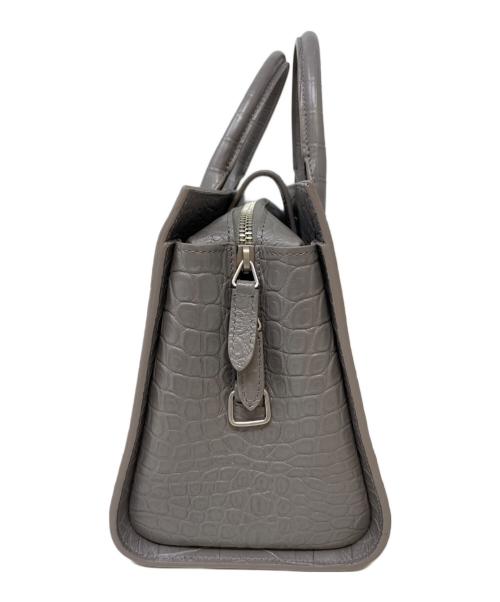 Saint Laurent Paris（サンローランパリ）Saint Laurent Paris (サンローランパリ) 2WAYハンドバッグ グレーの古着・服飾アイテム