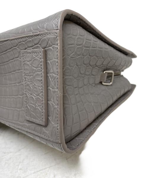 Saint Laurent Paris（サンローランパリ）Saint Laurent Paris (サンローランパリ) 2WAYハンドバッグ グレーの古着・服飾アイテム