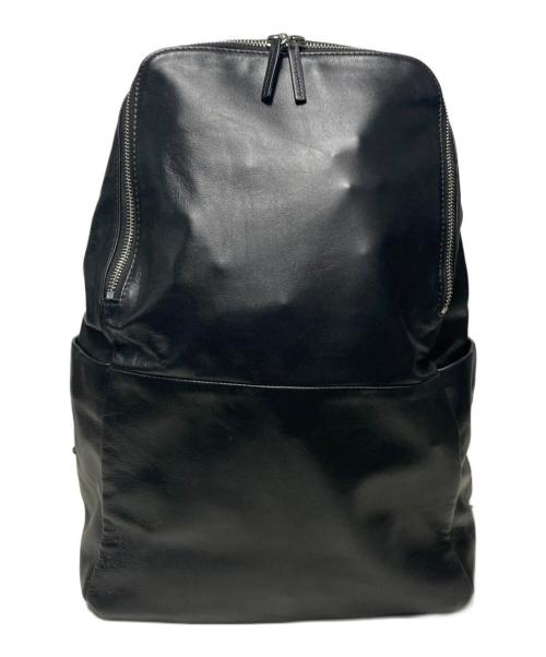 GALLARDA GALANTE（ガリャルダガランテ）GALLARDA GALANTE (ガリャルダガランテ) レザーバックパック / リュック ブラックの古着・服飾アイテム