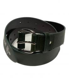 Vivienne Westwood（ヴィヴィアンウエストウッド）の古着「 BELTS ROLLER BUCKLE BELT / ローラーバックルレザーベルト」｜グリーン