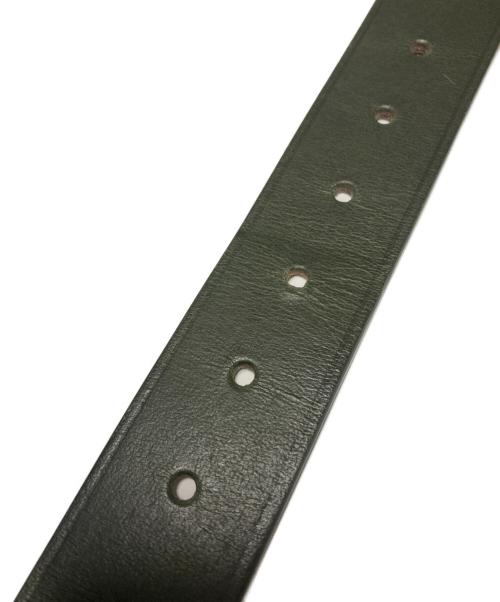 Vivienne Westwood（ヴィヴィアンウエストウッド）Vivienne Westwood (ヴィヴィアンウエストウッド)  BELTS ROLLER BUCKLE BELT / ローラーバックルレザーベルト グリーンの古着・服飾アイテム