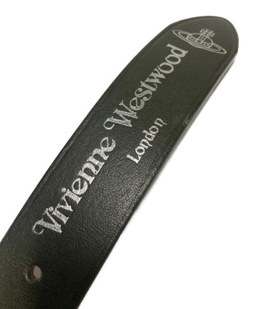 Vivienne Westwood（ヴィヴィアンウエストウッド）Vivienne Westwood (ヴィヴィアンウエストウッド)  BELTS ROLLER BUCKLE BELT / ローラーバックルレザーベルト グリーンの古着・服飾アイテム