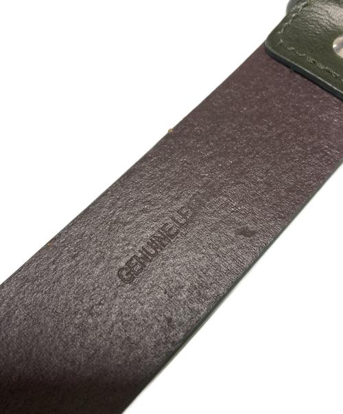 Vivienne Westwood（ヴィヴィアンウエストウッド）Vivienne Westwood (ヴィヴィアンウエストウッド)  BELTS ROLLER BUCKLE BELT / ローラーバックルレザーベルト グリーンの古着・服飾アイテム