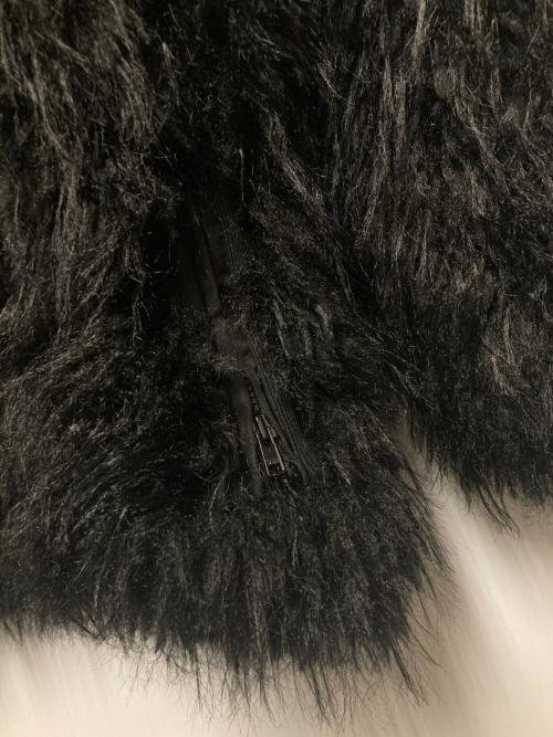 s'yte（サイト）s'yte (サイト) SHAGGY FUR CREW NECK PULLOVER ブラック サイズ:3の古着・服飾アイテム