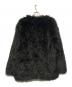 s'yte (サイト) SHAGGY FUR CREW NECK PULLOVER ブラック サイズ:3：15000円