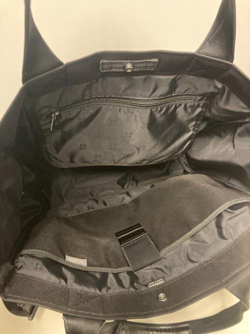 POTR（ピー・オー・ティー・アール）POTR (ピー・オー・ティー・アール) SCOPE URBAN TOTE / ナイロン2WAYトートバッグ ブラックの古着・服飾アイテム