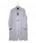 icB（アイシービー）の古着「Mid Air ノーカラーコート」｜ラベンダー