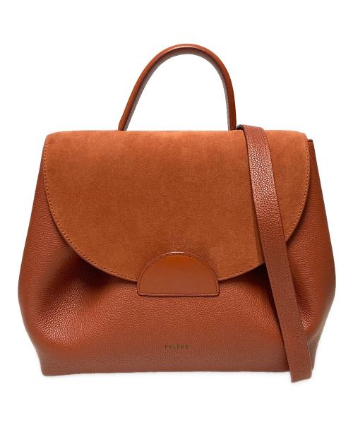 POLENE（ポレーヌ）POLENE (ポレーヌ) NUMERO UN / 2WAYショルダーバッグ ブラウンの古着・服飾アイテム