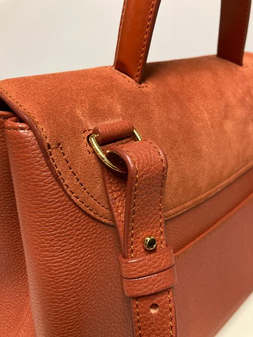 POLENE（ポレーヌ）POLENE (ポレーヌ) NUMERO UN / 2WAYショルダーバッグ ブラウンの古着・服飾アイテム