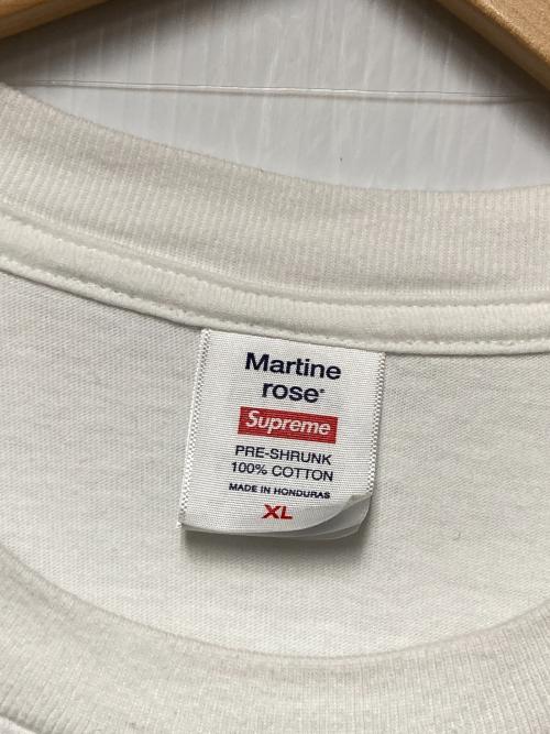 SUPREME（シュプリーム）SUPREME (シュプリーム) MARTINE ROSE (マーティン・ローズ) 24FW Martine Rose Tee / プリントTシャツ ホワイト サイズ:XLの古着・服飾アイテム