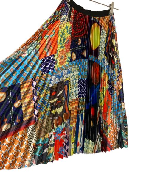 ERDOS（オルドス）ERDOS (オルドス) 総柄プリーツスカート マルチカラー サイズ:M 未使用品の古着・服飾アイテム