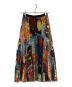 ERDOS（オルドス）の古着「総柄プリーツスカート」｜マルチカラー