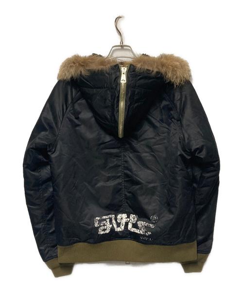 GAVIAL（ガヴィル）GAVIAL (ガヴィル) N2-Bフライトジャケット ブラック サイズ:Mの古着・服飾アイテム