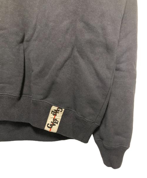 GAVIAL（ガヴィル）GAVIAL (ガヴィル) light weight pullover sweat “thunder” / クルーネックスウェット グレー サイズ:Sの古着・服飾アイテム