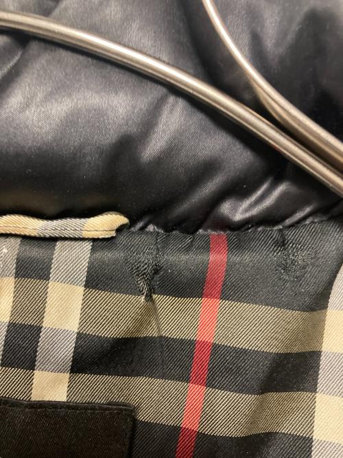 BURBERRY BLACK LABEL（バーバリーブラックレーベル）BURBERRY BLACK LABEL (バーバリーブラックレーベル) ホワイトグースダウンジャケット ブラック サイズ:LLの古着・服飾アイテム