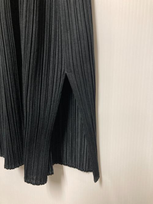 PLEATS PLEASE（プリーツプリーズ）PLEATS PLEASE (プリーツプリーズ) サイドスリットプリーツスカート ブラック サイズ:3の古着・服飾アイテム