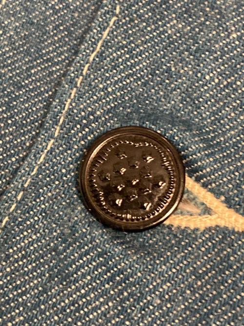 INTERIM（インテリム）INTERIM (インテリム) ハイパービッグデニムカバーオール / デニムジャケット インディゴ サイズ:5 未使用品の古着・服飾アイテム