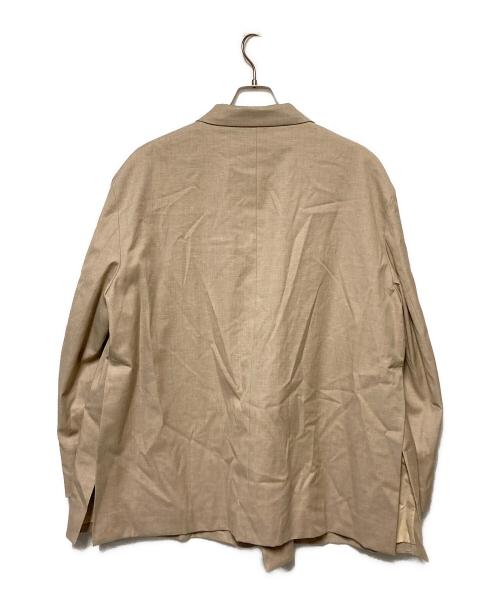 is-ness（イズネス）is-ness (イズネス) ダブルテーラードジャケット ベージュ サイズ:Mの古着・服飾アイテム