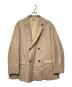 is-ness（イズネス）の古着「ダブルテーラードジャケット」｜ベージュ