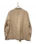 is-ness (イズネス) ダブルテーラードジャケット ベージュ サイズ:M：10000円
