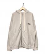 NUMBER (N)INEナンバーナイン）の古着「BLANK GENERATION / ジップパーカー」｜グレー