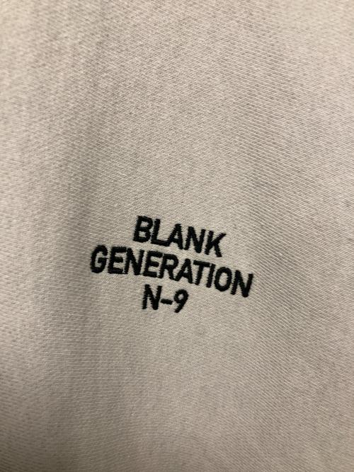 NUMBER (N)INE（ナンバーナイン）NUMBER (N)INE (ナンバーナイン) BLANK GENERATION / ジップパーカー グレー サイズ:2の古着・服飾アイテム