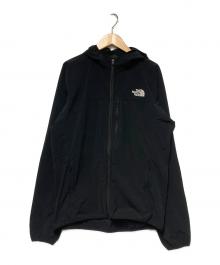 THE NORTH FACE（ザ ノース フェイス）の古着「マウンテンソフトシェルフーディ」｜ブラック