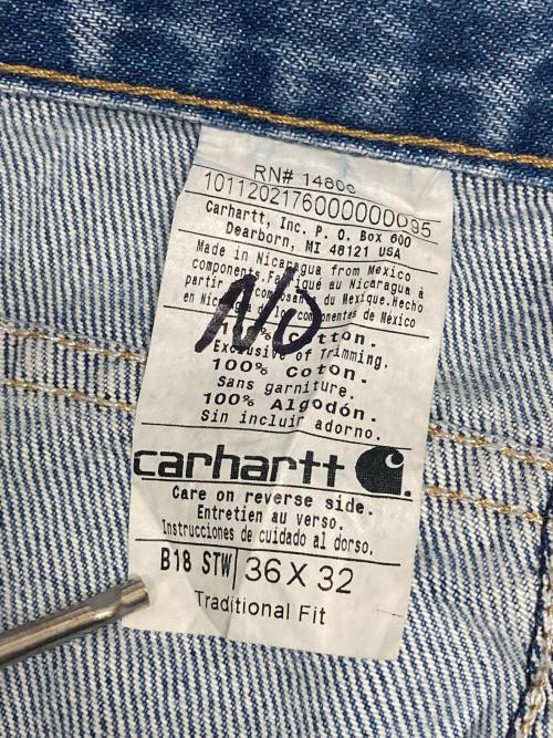 CarHartt（カーハート）CarHartt (カーハート) テーパードデニムパンツ インディゴ サイズ:36×32の古着・服飾アイテム