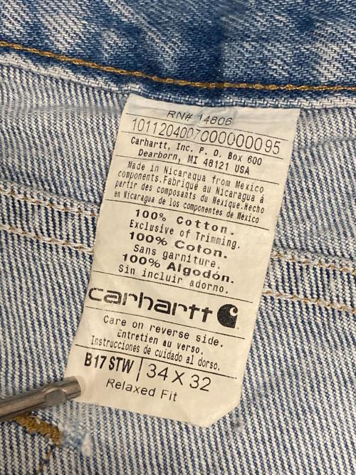 CarHartt（カーハート）CarHartt (カーハート) テーパードデニムパンツ インディゴ サイズ:34×32の古着・服飾アイテム