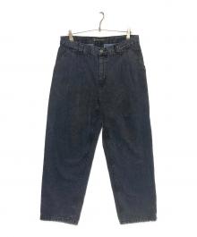 POLAR SKATE（ポーラー スケート）の古着「バギーデニムパンツ」｜ブラック