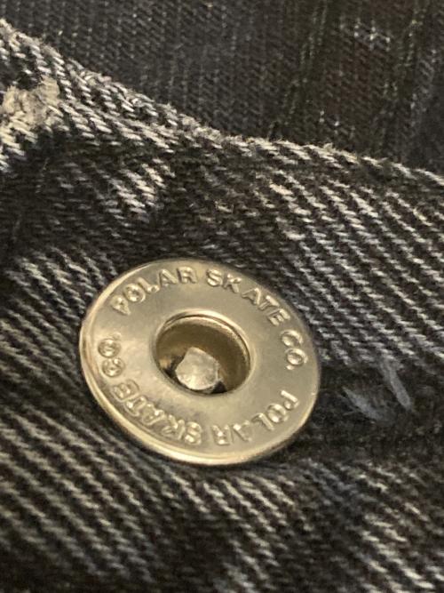 POLAR SKATE（ポーラー スケート）POLAR SKATE (ポーラー スケート) バギーデニムパンツ ブラック サイズ:32/30の古着・服飾アイテム