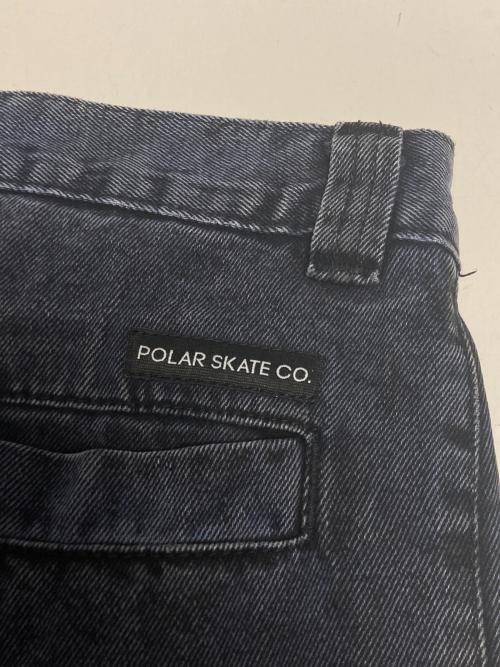 POLAR SKATE（ポーラー スケート）POLAR SKATE (ポーラー スケート) バギーデニムパンツ ブラック サイズ:32/30の古着・服飾アイテム