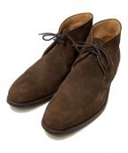 Crockett & Jones×PAUL SMITHクロケット＆ジョーンズ×ポールスミス）の古着「スエードレザーチャッカーブーツ」｜ブラウン