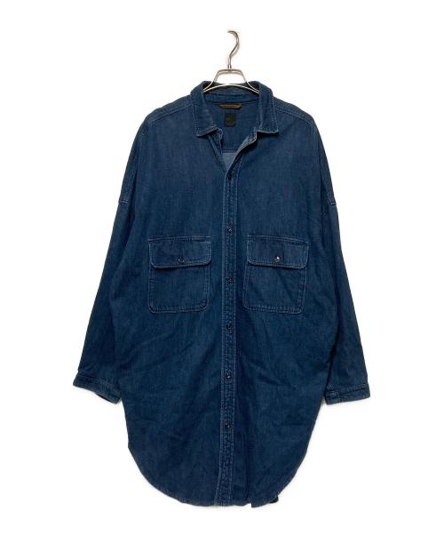 KAPITAL（キャピタル）KAPITAL (キャピタル) 12ozデニムCPOスラッピーシャツ インディゴ サイズ:1の古着・服飾アイテム