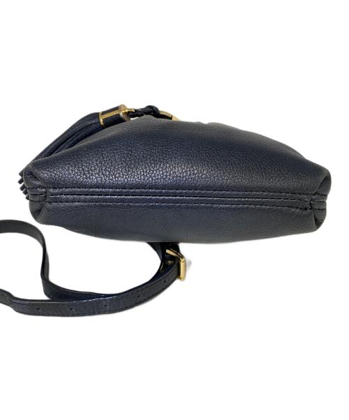 MICHAEL KORS（マイケル・コース）MICHAEL KORS (マイケル・コース) タッセル付きショルダーバッグ ブラックの古着・服飾アイテム