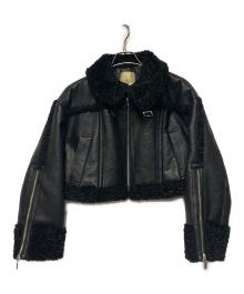 UNITED TOKYO（ユナイテッドトーキョー）の古着「ファンクジップムートンコート」｜ブラック