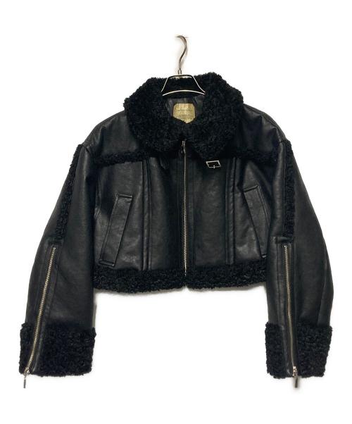 UNITED TOKYO（ユナイテッドトーキョー）UNITED TOKYO (ユナイテッドトーキョー) ファンクジップムートンコート ブラック サイズ:Fの古着・服飾アイテム