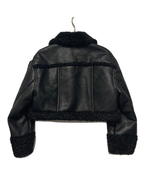 UNITED TOKYO（ユナイテッドトーキョー）UNITED TOKYO (ユナイテッドトーキョー) ファンクジップムートンコート ブラック サイズ:Fの古着・服飾アイテム