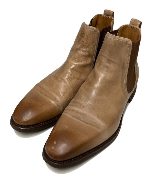 berwick（バーウィック）berwick (バーウィック) サイドゴアブーツ ベージュ サイズ:6.5の古着・服飾アイテム